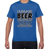 I Make Beer Disappear funny t shirt men What's Your Superpower Drinker streetwear Tee Shirt men Cotton Tee shirt homme harajuku