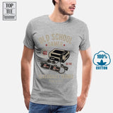Tim And Ted Gaming Mens T-Shirt Old School Gamer Retro Arcade Videogame Player 1 Console Controller Fps Rpg Distressed Cool Gift