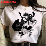Hot Japanese Anime Demon Slayer Graphic Tees Men Harajuku Cartoon Streetwear Kimetsu No Yaiba Funny T Shirt Unisex T-shirt Male
