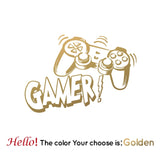 Entertainment Gamer Vinyl Wall Sticker Game Room For Kids Room Decoration Wall Murals Boys Bedroom Decor Gaming Poster Wallpaper