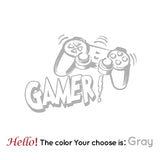 Entertainment Gamer Vinyl Wall Sticker Game Room For Kids Room Decoration Wall Murals Boys Bedroom Decor Gaming Poster Wallpaper