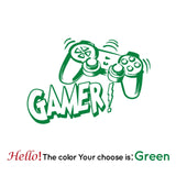 Entertainment Gamer Vinyl Wall Sticker Game Room For Kids Room Decoration Wall Murals Boys Bedroom Decor Gaming Poster Wallpaper