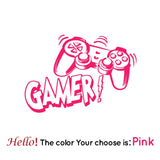 Entertainment Gamer Vinyl Wall Sticker Game Room For Kids Room Decoration Wall Murals Boys Bedroom Decor Gaming Poster Wallpaper