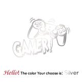 Entertainment Gamer Vinyl Wall Sticker Game Room For Kids Room Decoration Wall Murals Boys Bedroom Decor Gaming Poster Wallpaper