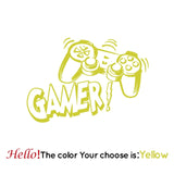 Entertainment Gamer Vinyl Wall Sticker Game Room For Kids Room Decoration Wall Murals Boys Bedroom Decor Gaming Poster Wallpaper