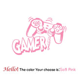 Entertainment Gamer Vinyl Wall Sticker Game Room For Kids Room Decoration Wall Murals Boys Bedroom Decor Gaming Poster Wallpaper